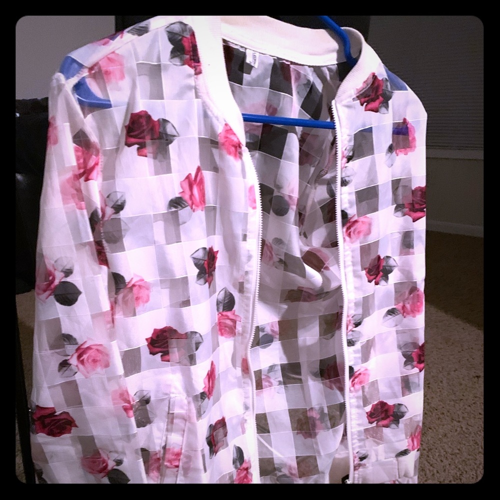Lightweight Floral Jacket